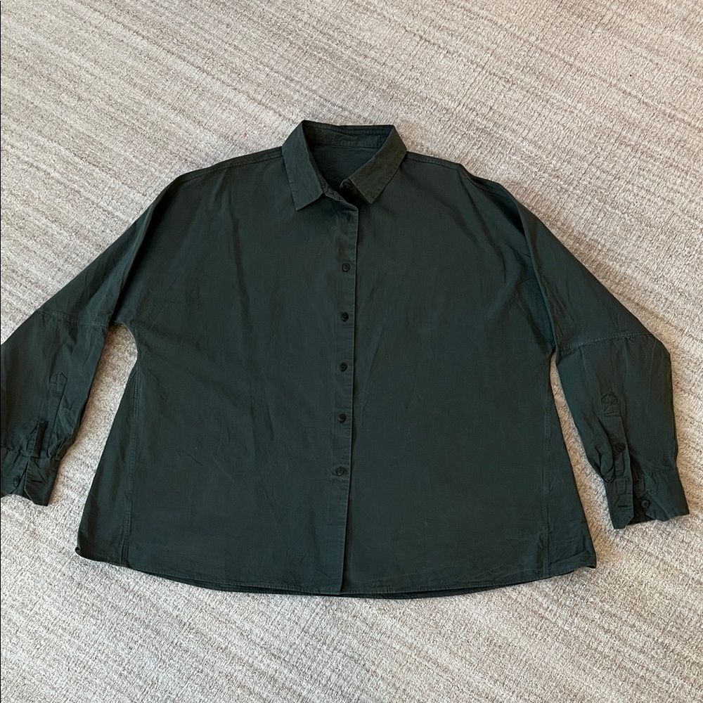Oversized button down shirt by Casey Casey - size L